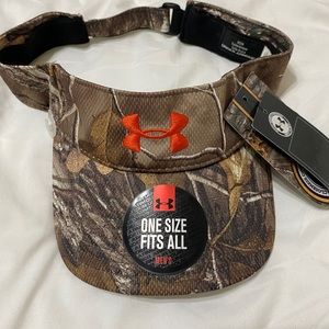 NWT. Camo Under Armour Sun Visor.